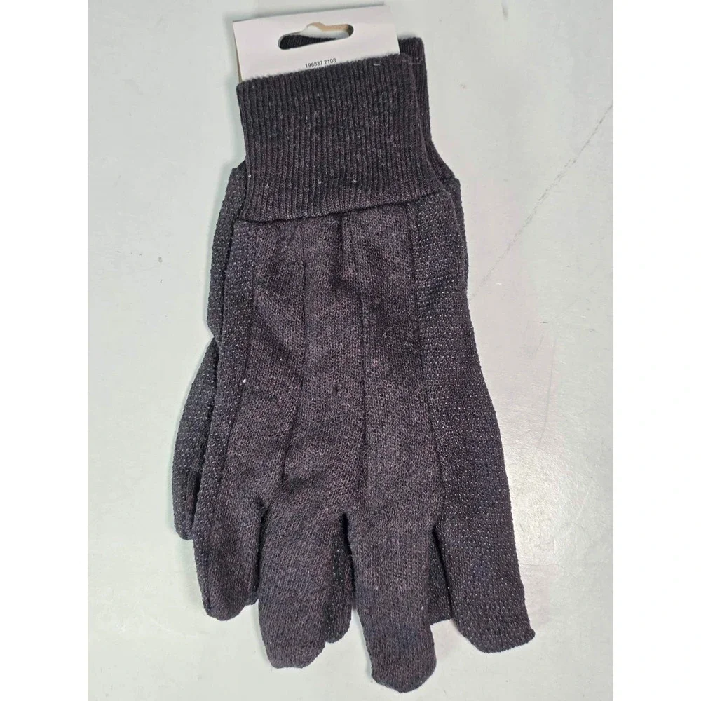Tool Bench Hardware Jersey Gloves One Size Dotted Palms For Easy Grip Set of 5